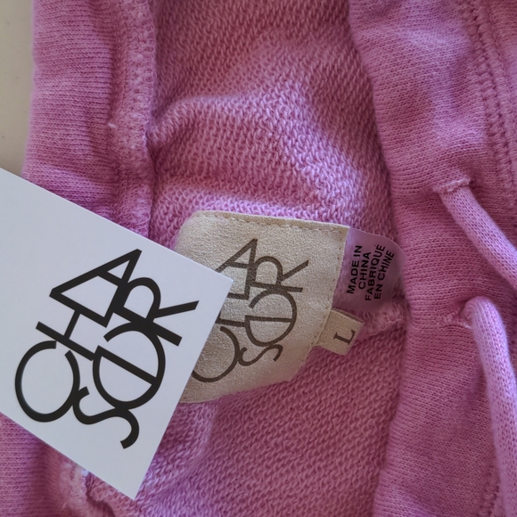 Chaser pink french terry jogger, NWT, Large - Picture 3 of 9
